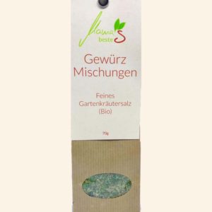 Feines Gartenkräutersalz (Bio)